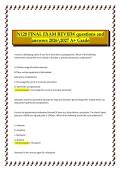 N120 Final Exam Review Questions and Answers&comma; 2026&sol;2027 &ndash; Comprehensive Study Guide