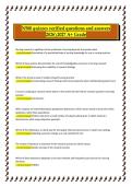 N580 Quizzes Verified Questions and Answers&comma; 2026&sol;2027 &ndash; Comprehensive Nursing Study Guide