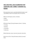 NSG 5002 FINAL 2026 EXAMINATION TEST QUESTIONS AND CORRECT ANSWERS FULL REVIEW