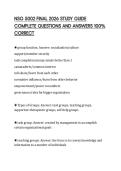 NSG 5002 FINAL 2026 STUDY GUIDE COMPLETE QUESTIONS AND ANSWERS 100&percnt; CORRECT