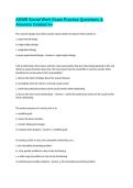 ASWB Social Work Exam Practice Questions & Answers Graded A&plus;