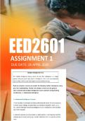 EED2601 Assignment 1 2026 &vert; Due 28 April 2026 - Distinction Guaranteed &comma; 