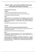 Deutsch Abitur - Aufbau und Formulierungshilfen f&uuml;r literarische  Er&ouml;rterungen &lpar;am Beispiel von Woyzeck&rpar;