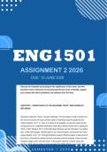 ENG1501 Assignment 2 2026 - Distinction &vert; Due 18 June 2026