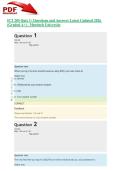 ICT 285 Quiz 3 &vert; Questions and Answers Latest Updated 2026 &lpar;Graded A&plus;&rpar; - Murdoch University