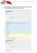 ICT 285 Quiz 2 &vert; Questions and Answers Latest Updated 2026 &lpar;Graded A&plus;&rpar; - Murdoch University
