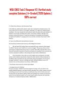 WGU C963 Task 2 Response V2 &vert; Verified study complete Solutions &vert; A&plus; Graded &vert; 2026 Updates &vert; 100&percnt; correct