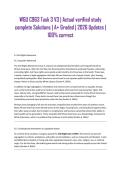 WGU C963 Task 3 V3 &vert; Actual verified study complete Solutions &vert; A&plus; Graded &vert; 2026 Updates &vert; 100&percnt; correct