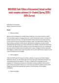 WGU D550 Task 1 Ethics of Accountant &vert; Actual verified study complete solutions &vert; A&plus; Graded &vert; Spring 2026 &vert; 100&percnt; Correct