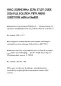HVAC JOURNEYMAN EXAM STUDY GUIDE  2026 FULL SOLUTION VIEW AHEAD  QUESTIONS WITH ANSWERS