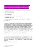 SAEM EXAM QUESTIONS 2025-2026 ACTUAL EXAM 400 REAL EXAM QUESTIONS AND CORRECT DETAILED ANSWERS WITH RATIONALES &lpar;VERIFIED ANSWERS&rpar;
