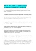 MKTG 352 Exam &num;2 Question and answers 100&percnt; correct 2025&sol;2026