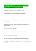MKTG 352 Final Exam Question and answers rated A&plus; 2025&sol;2026