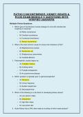 PATHO 5 &ndash; Incontinence&comma; Kidney Issues&comma; and PCOS Exam Module 5 Questions with Verified Answers