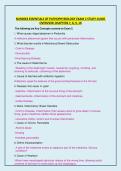 NUR2063 Essentials of Pathophysiology &ndash; Exam 2 Study Guide Overview &lpar;Chapters 7&comma; 8&comma; 9&comma; 10&rpar;