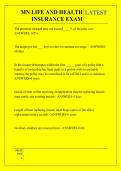 MN LIFE AND HEALTH  INSURANCE EXAM QUESTIONS AND ANSWERS 2026 - 2027