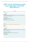 HS1101-01 &ndash; Unit 3 Quiz 1 &vert; Study Questions and verified Answers complete solutions &vert; A&plus; Graded &vert; 2026 Updates &vert; 100&percnt; correct