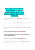 NUR 101 Test 1 QUESTIONS AND VERIFIED CORRECT ANSWERS GRADED A&plus; -LATEST 2026-2027- 100- GUARANTEED PASS&period;docx