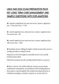 LNHA NAB 2026 EXAM PREPARATION PACK  KEY LONG TERM CARE MANAGEMENT AND  SAMPLE QUESTIONS WITH EXPLANATIONS 