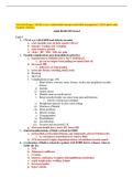 NSG 4100 Exam 1 MS III review&colon; adult health concepts and ESRD management &vert; 2026 Update with complete solutions&period;