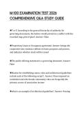 M-100 EXAMINATION TEST 2026  COMPREHENSIVE Q&A STUDY GUIDE