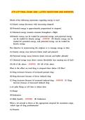 ATP-CTP FINAL EXAM  2026 &vert; LATEST QUESTIONS AND ANSWERS