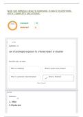 NUR 345 MENTAL HEALTH NURSING&colon; EXAM 2 QUESTIONS WITH COMPLETE SOLUTIONS&period;