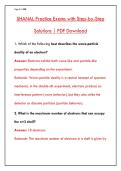 CEM 141 Final Exam Bundle 2026 &vert; 200 Practice Questions with Step-by-Step Solutions & Rationales &vert; Pass Michigan State University General Chemistry on First Try