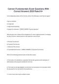 Cannon Fundamentals Exam Questions With Correct Answers 2026 Rated A&plus;