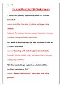 SSI Assistant Instructor Exam &vert; 200&plus; Q&A Study Guide & Practice Test