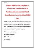 AMLS Post Test 2026 &ndash; 200 Practice Questions with Rationales &vert; Pass Your Advanced Medical Life Support Exam