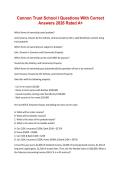 Cannon Trust School I Questions With Correct Answers 2026 Rated A&plus;