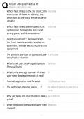 Kin337 Lab &sol; Score 100&percnt; &sol; New Version 2025 Update &sol; Quiz Practical 1 Study Guide