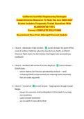 California Certified Engineering Geologist  Comprehensive Resource To Help You Ace 2026-2027  Exams Includes Frequently Tested Questions With  ELABORATED 100&percnt;  Correct COMPLETE SOLUTIONS  Guaranteed Pass First Attempt&excl;&excl; Current Update &excl;&excl;