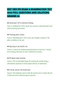EXIT HESI PN EXAM A EXAMINATION TEST 2026 FULL QUESTIONS AND SOLUTIONS GRADED A&plus;
