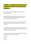 FLORIDA 2-40 BUNDLED EXAMS SET 2026 COMPLETE REVIEW SOLVED QUESTIONS GRADED A&plus;