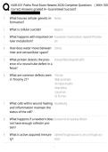 NUR-631 Patho Final Exam Newest 2026 Complete Questions &vert; With 100Correct Answers graded A&plus; Guaranteed Success&excl;&excl; 