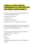FLORIDA 2-40 STUDY GUIDE 2026 COMPREHENSIVE TEST PAPER QUESTIONS AND CORRECT ANSWERS GRADED A&plus;