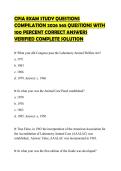 CPIA EXAM STUDY QUESTIONS COMPILATION 2026 565 QUESTIONS WITH 100 PERCENT CORRECT ANSWERS VERIFIED COMPLETE SOLUTION