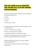 CPIA TEST PAPER 2026 565 QUESTIONS AND ANSWERS FULL SOLUTION VERIFIED SUCCESS RESOURCE