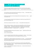NBME 31 Exam Questions and Answers All Graded A&plus;