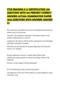 FTCE READING K 12 CERTIFICATION 230 QUESTIONS WITH 100 PERCENT CORRECT ANSWERS ACTUAL EXAMINATION PAPER 2026 QUESTIONS WITH ANSWERS GRADED A&plus;