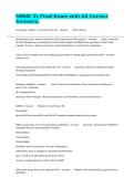 NBME 31 Final Exam with All Correct Answers&period;