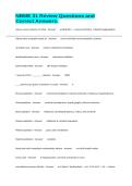 NBME 31 Review Questions and Correct Answers&period;