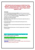 DCF Child Growth and Development &lpar;CGAD&rpar; Exam Prep  2026&sol;2027&ndash; Actual Practice Questions & Answers &ndash; Multiple  Choice with Detailed Rationales &ndash; Covers Piaget&comma; Erikson&comma;  Vygotsky&comma; & DAP   