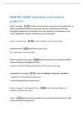 NUR 202 EXAM 1questions and answers  graded A&plus; 