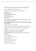NUR 110 questions and answers graded A&plus; 