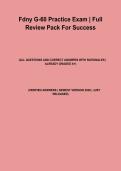 FDNY G-60 Exam Study Guide &vert; All Questions And Correct Answers With Rationales &vert; Already Graded A&plus; &vert; Verified Answers &vert; Newest Version 2026 &vert; Just Released