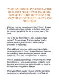 WISCONSIN DWELLING CONTRACTOR QUALIFIER PRE-LICENSE EXAM 2026- 2027 STUDY GUIDE QUESTIONS AND ANSWERS&vert; CONSTRUCTION LAWS AND PRACTICES