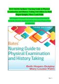 Test Bank Bates&rsquo; Nursing Guide to Physical Examination and History Taking 3rd Edition by Beth Hogan-Quigley & Mary Louis Palm &lpar;ISBN 9781975161095&rpar; All Chapters 1&ndash;24 Complete Exam Prep Questions and Answers 2026 A&plus;